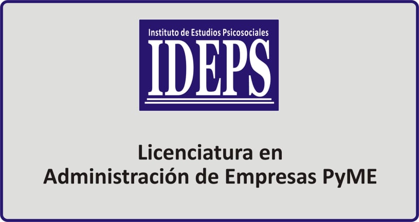 LICENCIATURA EN ADMINISTRACIÓN DE EMPRESAS PyME, IDEPS ROSARIO, Cursos técnicos, carreras y profesorados a distancia
