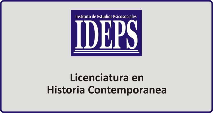 LICENCIATURA EN HISTORIA CONTEMPORANEA, IDEPS ROSARIO, Cursos técnicos, carreras y profesorados a distancia